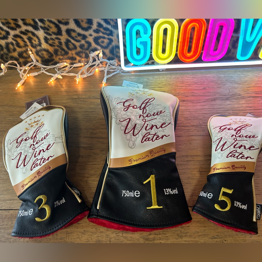 Golf club head cover set 🥂